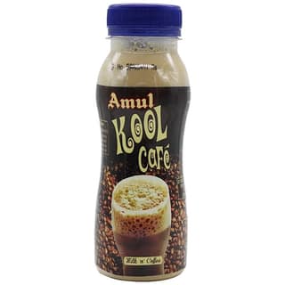 Amul Kool Café Drink - Milk & Coffee, 200 Ml Pet Bottle