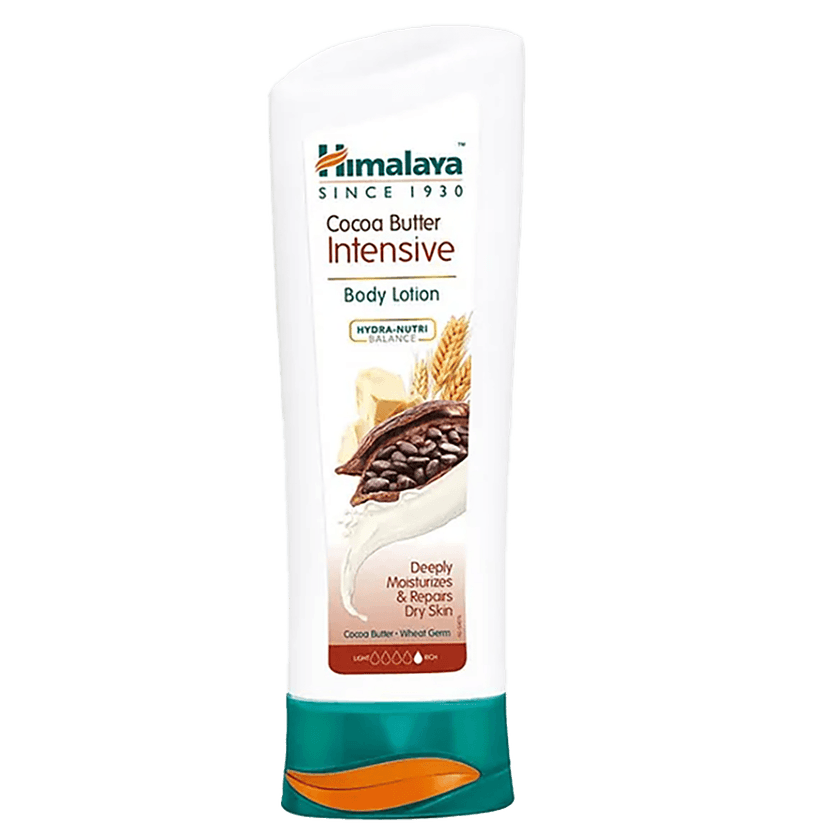 Himalaya Intensive Body Lotion - Repairs Dry Skin, Cocoa Butter & Wheat Germ, Hydra-Nutri Balance, 200 Ml