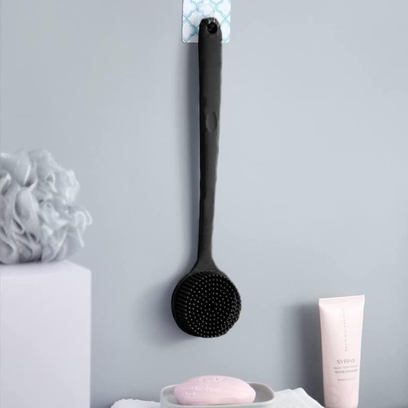 Silicone Back Scrubber with Long Handle for Exfoliation & Deep Cleansing view 3