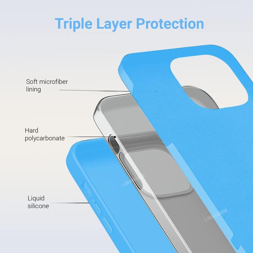 LIRAMARK Liquid Silicone Soft Back Cover Case for Apple iPhone 11 view 4