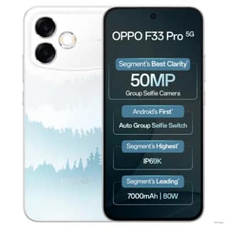 OPPO f33 pro 5G (Misty Forest, 8GB RAM, 256GB Storage)