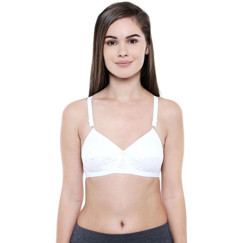 Bodycare Women Cotton Full Coverage Non Padded Regular Bra Pack - 2 E5524PUW view 3