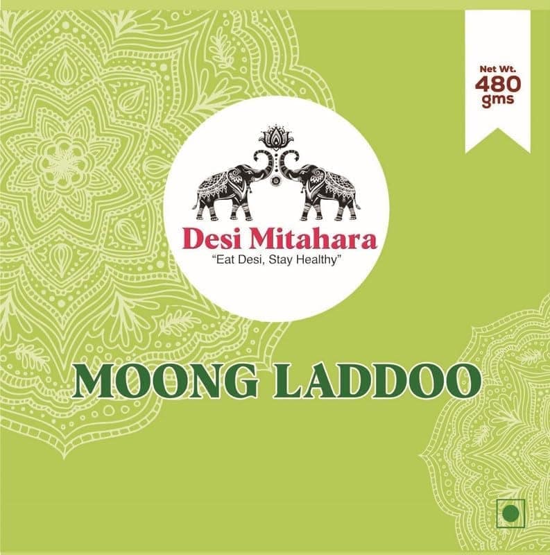 DESI MITAHARA's Moong Ladoo - Made with Moong Dal, Jaggery & Cow Ghee - Traditional Indian Sweet - Healthy, Nutritious Snack - 480g Pack - No Artificial Colours - Suitable for All Ages view 5