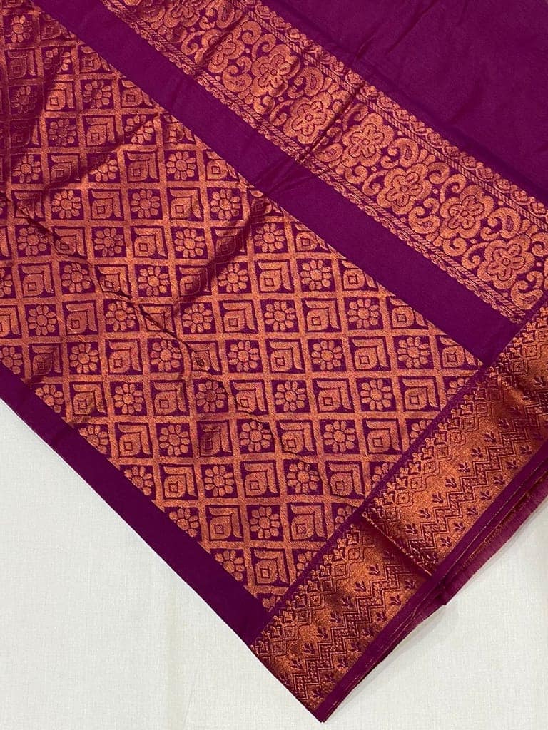 Silk Cotton Saree view 2