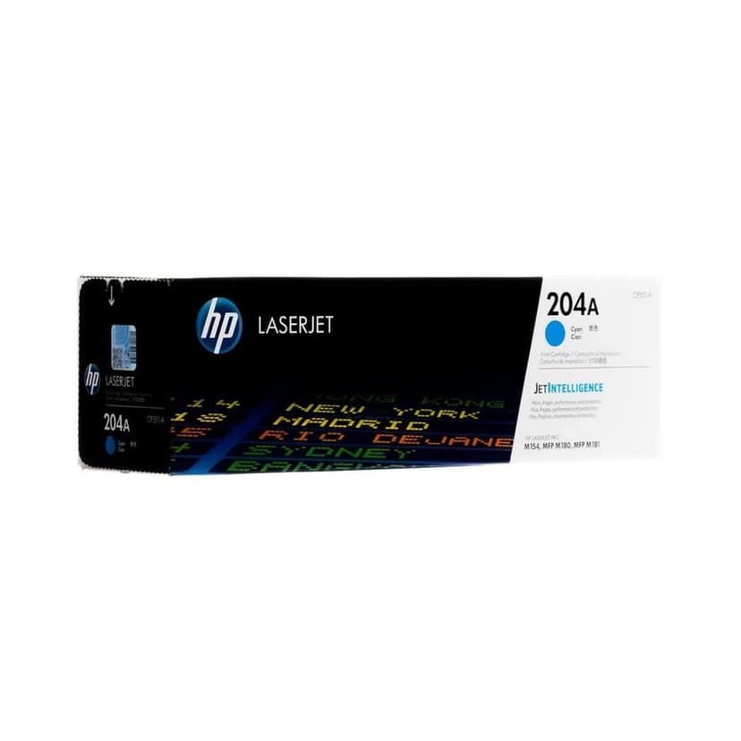 HP 204A Cyan Original LaserJet Toner Cartridge (CF511A) view 3