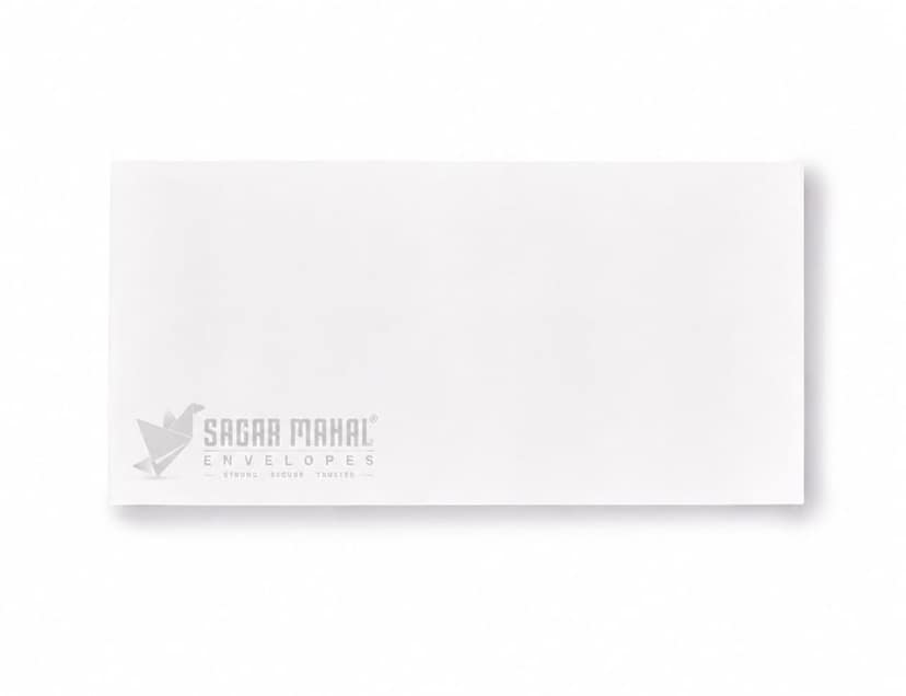 11 x 5 Inch White Envelope 90 GSM - DL Size White Envelope for Official Letters & Mailing , box of 250pcs view 2