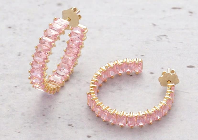 Irise Hoop Earring - Pastel Colours view 3