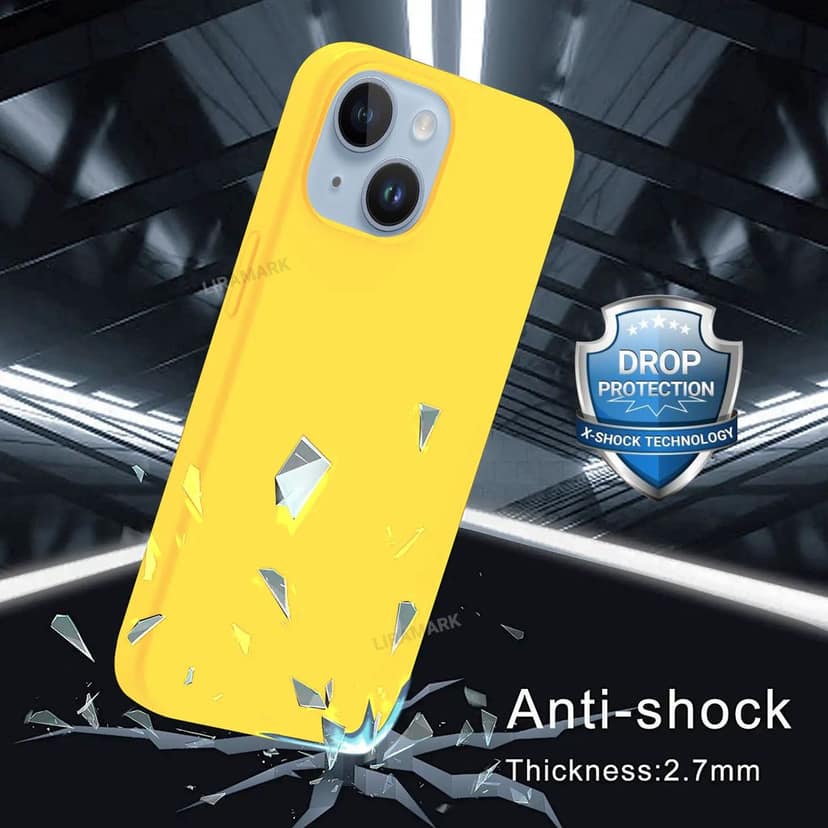 LIRAMARK Liquid Silicone Soft Back Cover Case for Apple iPhone 14 (6.1 inch) view 6