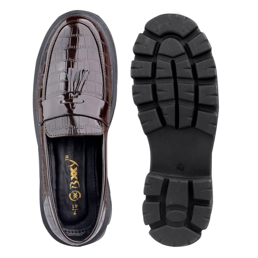 Bxxy's Faux Leather Slip-on Loafers view 5
