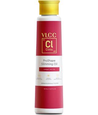 VLCC Clinic Proshape Slimming Oil - 150 ml - Anti-Cellulite, Firms, Tightens And Smoothens Flabs
