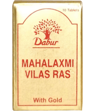 DABUR MAHALAXMI VILAS RAS 10. TABS WITH GOLD