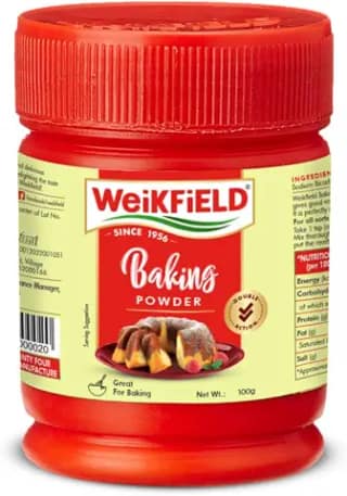Weikfield Baking Powder | 100% Double Action Baking Powder