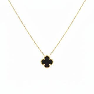 kimti2 in 1 Black And White Anti Tarnish Flower Necklace
