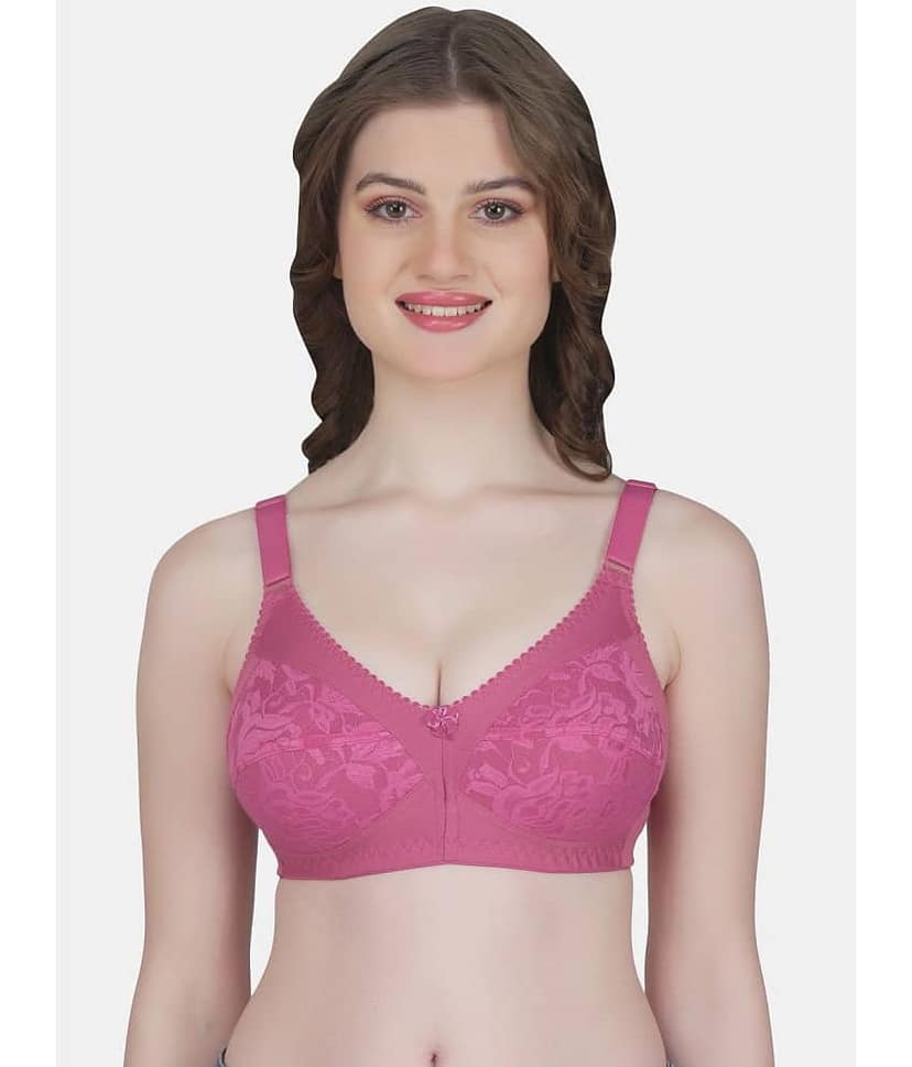 Eve's Beauty Cotton Blend Women's Everyday Bra ( Blue )