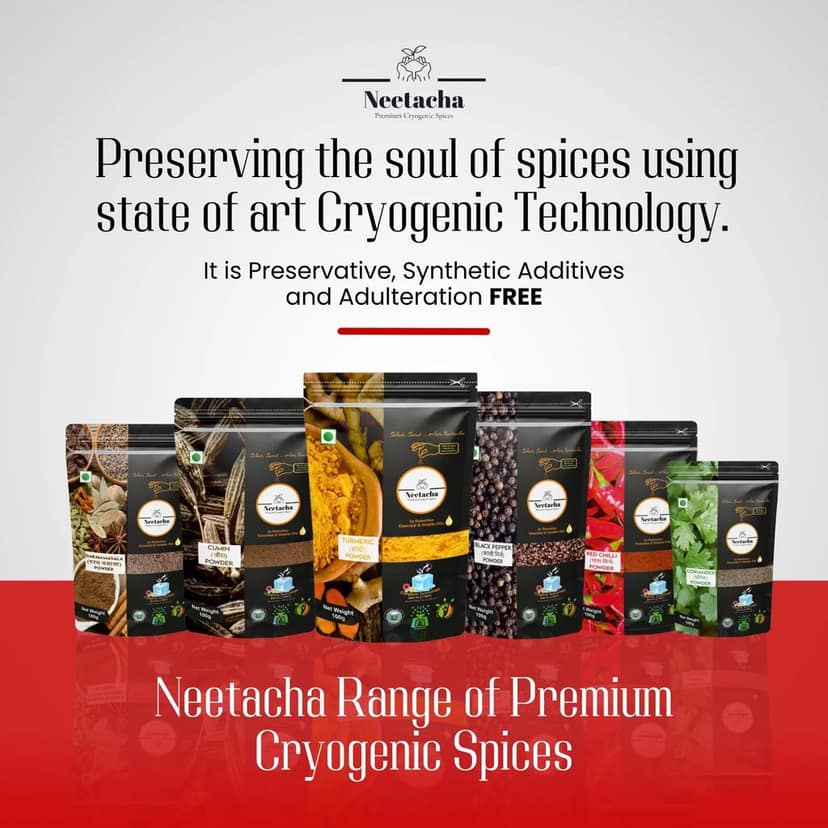 NEETACHA ENTERPRISES LLP. Premium Cryogenic Black Pepper (Kali Mirch) Powder, Kala Mari, Nall Mariyalapudi I 50g I No Preservatives I Pure & Natural I @ 35%reduced consumption I Versatile spice for soups, salad dressings, sandwiches etc view 4