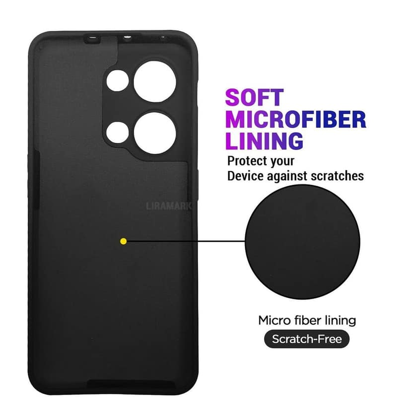LIRAMARK Liquid Silicone Soft Back Cover Case for Oneplus Nord 3 5G view 4