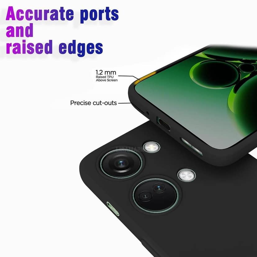 LIRAMARK Liquid Silicone Soft Back Cover Case for Oneplus Nord 3 5G view 6