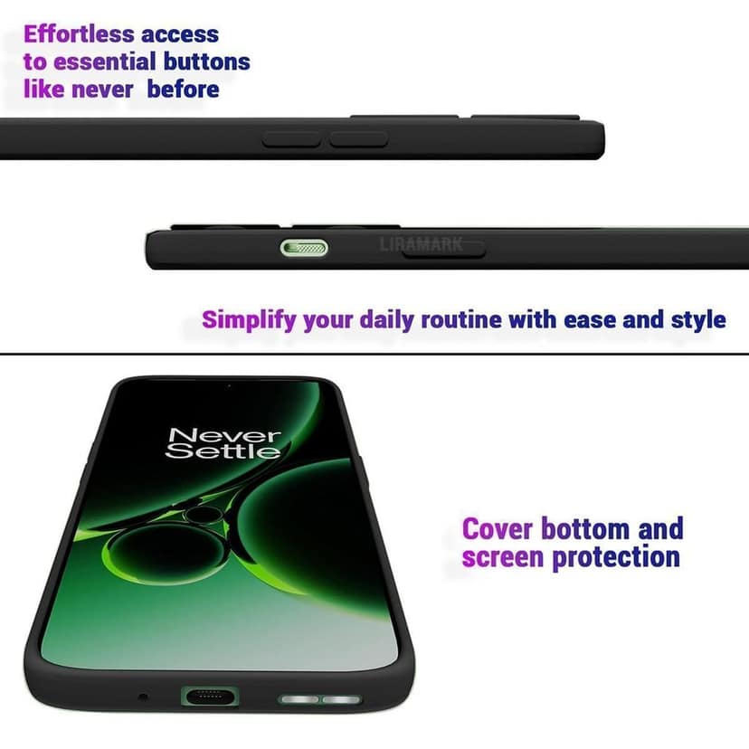 LIRAMARK Liquid Silicone Soft Back Cover Case for Oneplus Nord 3 5G view 7