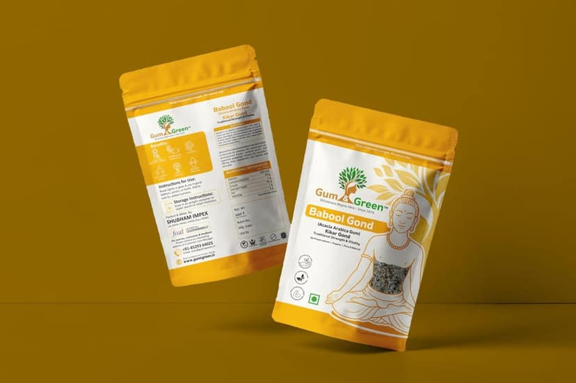 Gum & Green Babool Gond (Acacia Gum) | 100% Natural & Edible | Ayurvedic Strength & Vitality | Ideal for Gond Laddu | Raw Kikar Gum for Immunity | Winter Superfood | FSSAI Certified | 250g view 7