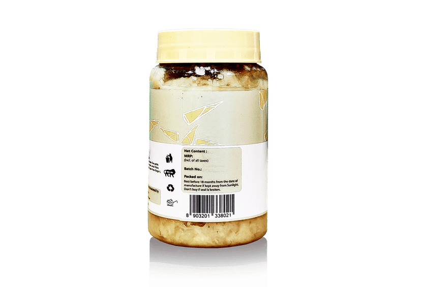 Kuhi's Bamboo Shoot (Raw) Baas Ka Achaar | No Preservatives | Homemade FERMENTED Pickle (250 GMS) view 2