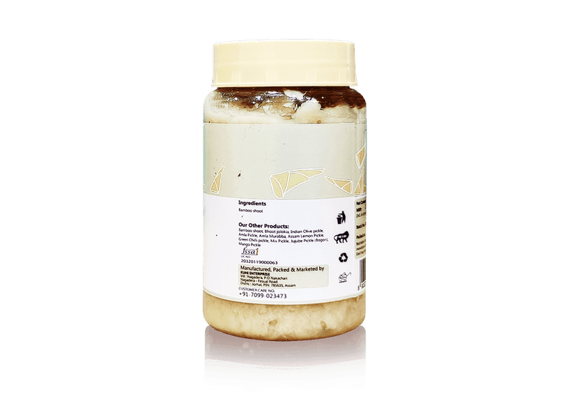 Kuhi's Bamboo Shoot (Raw) Baas Ka Achaar | No Preservatives | Homemade FERMENTED Pickle (250 GMS) view 3