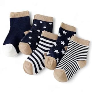 SOCKSCARVING Cotton Dream Edition Socks for Kids (Pack of 5)