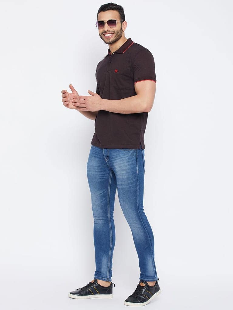 Duke Stardust Men's Half Sleeve Cotton T-shirt view 6