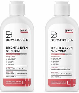 Dermatouch - Dark Spots Removal Face Cleanser For All Skin Type 2 g ( Pack of 2 )