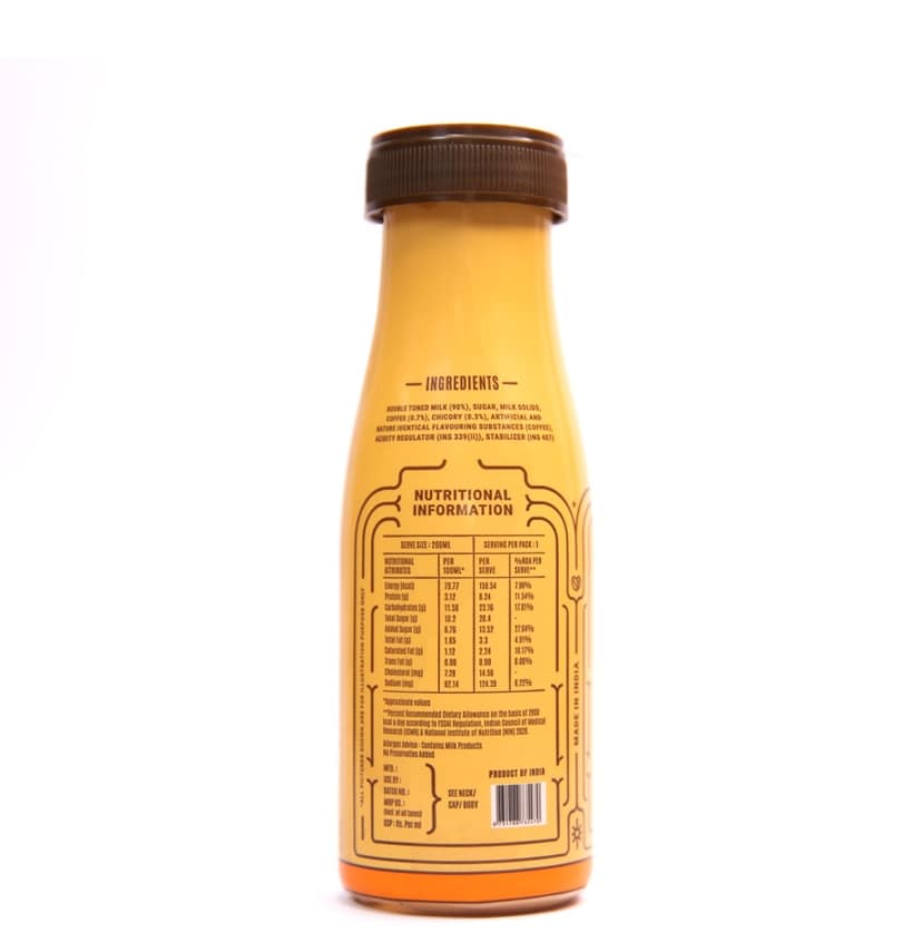 SOLH Classic Cold Coffee Smooth, Creamy & Intense Bottle 200 Ml (Pack of 10) view 2