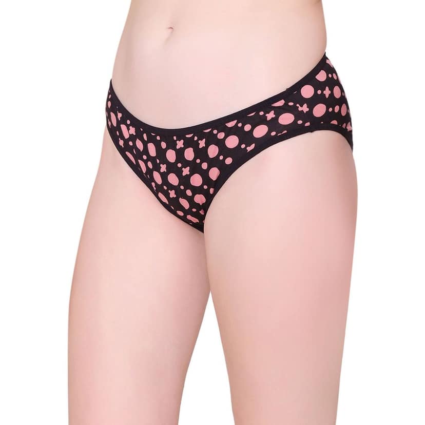 Bodycare women's combed cotton assorted Bikini Panty Pack of 3 ( E-920 ) view 3