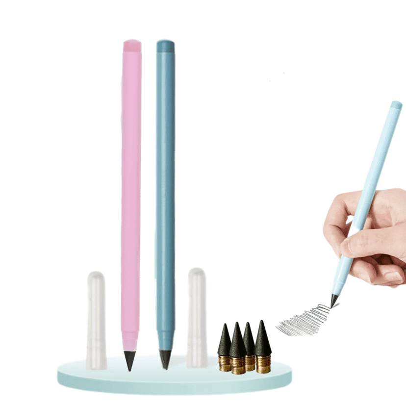 Multifunctional Mechanical Pencil with Replaceable Colored Eraser view 2