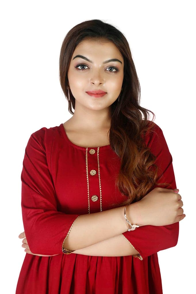 MAHIRA 'S COMFORT Maternity Gown: Stylish Rayon Feeding Kurti for Pregnancy and Breastfeeding view 3