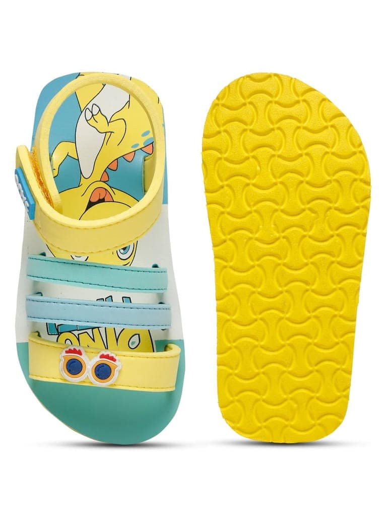 Premium Dino Gelatoe Sandals - Yellow (Unisex) view 9