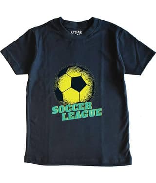 ETCHED DESIGN Pack of 7 Boys Cotton T-Shirt ( Navy Blue )