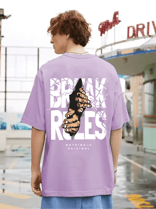 SCOTT FINCHER Men's Summer Casual Short Sleeve T-Shirt Crew Neck Graphic Tees Tops : AA(ARN)LAVANDER_158