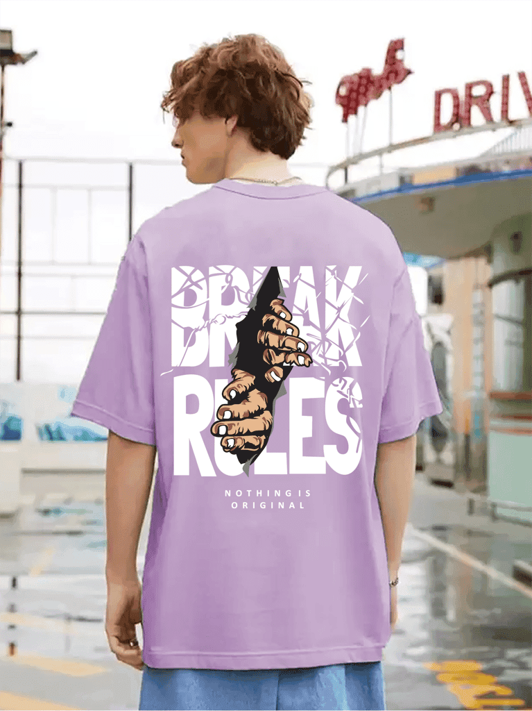 SCOTT FINCHER Men's Summer Casual Short Sleeve T-Shirt Crew Neck Graphic Tees Tops : AA(ARN)LAVANDER_158