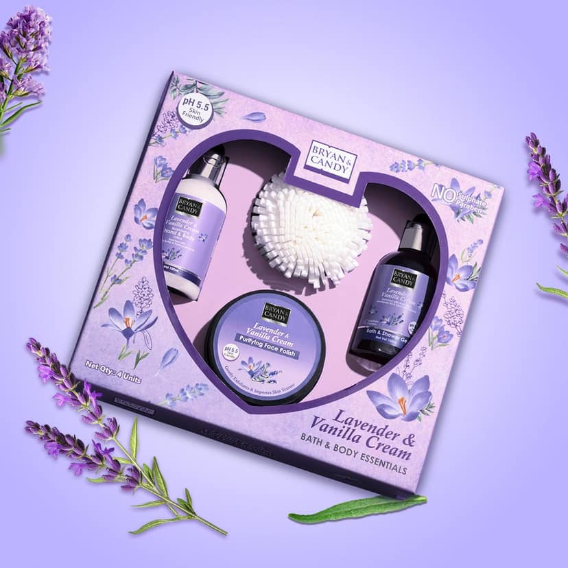 Bryan & Candy Lavender Heart Kit Gift Set For Women And Men view 7