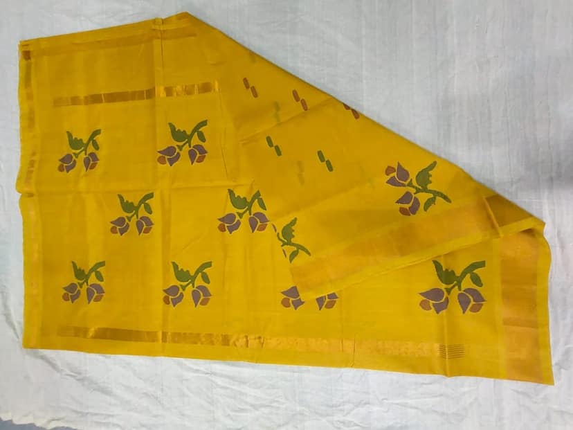Cotton Jamdaani Buta Sarees
