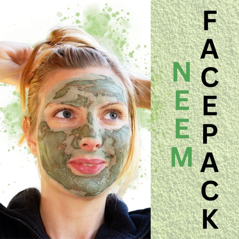 LEvee 100% Natural Neem Face Pack Powder | Pure Organic Neem Leaf Powder for Acne & Pimple Control | No Preservatives, No Chemicals | Deep Cleansing & Skin Brightening Mask | for All Skin Types | 100gm view 4