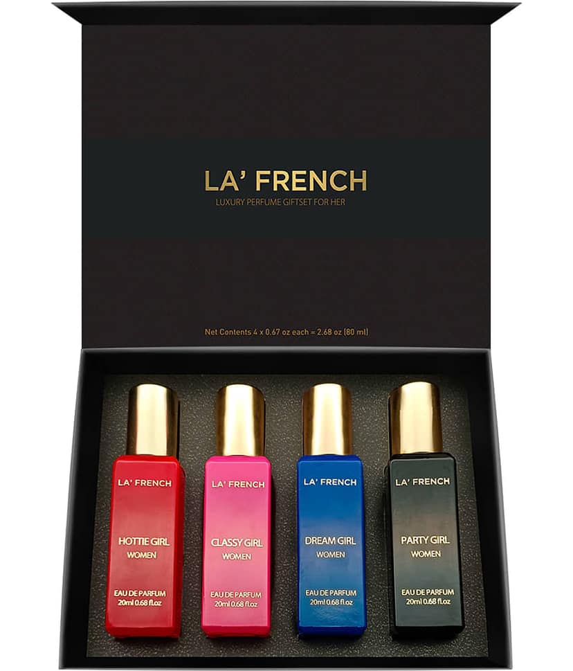 LA FRENCH - Luxury perfume giftset for her Eau De Parfum (EDP) For Women 80 ( Pack of 1 )