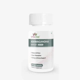 VitaOne Stress Relief Ashwagandha Capsules for Energy