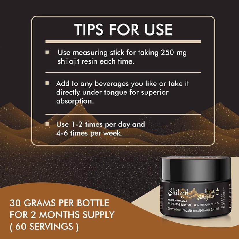 Hima Shilajit - 100% Pure Himalayan Shilajit Resin | Natural Energy Booster & Vitality Enhancer | Ayurvedic Health Supplement for Stamina, Immunity, and Wellness view 2