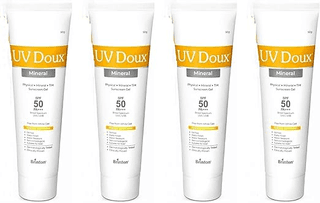 Brinton Sunscreen SPF 50 PA+++ UV Doux Mineral Sunscreen50g x Pack of 4 (200 g)