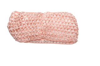 Light Peach Textured Knit Headband Hair Accessory for Women