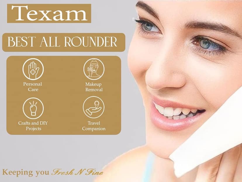 Texam 2 - Ply Facial Tissue Soft Pack – 500 Pulls (Pack of 5) | 100% Virgin Pulp | For Home, Office and Travel view 3