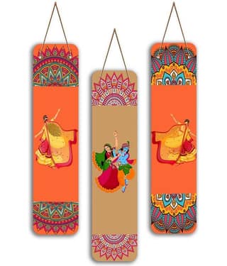 Saf Wood Wall Sculpture Multi - Pack of 3