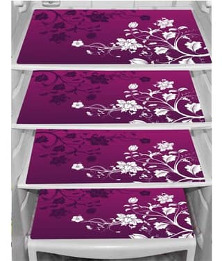 Revexo Set of 4 PVC Multi Fridge Mats