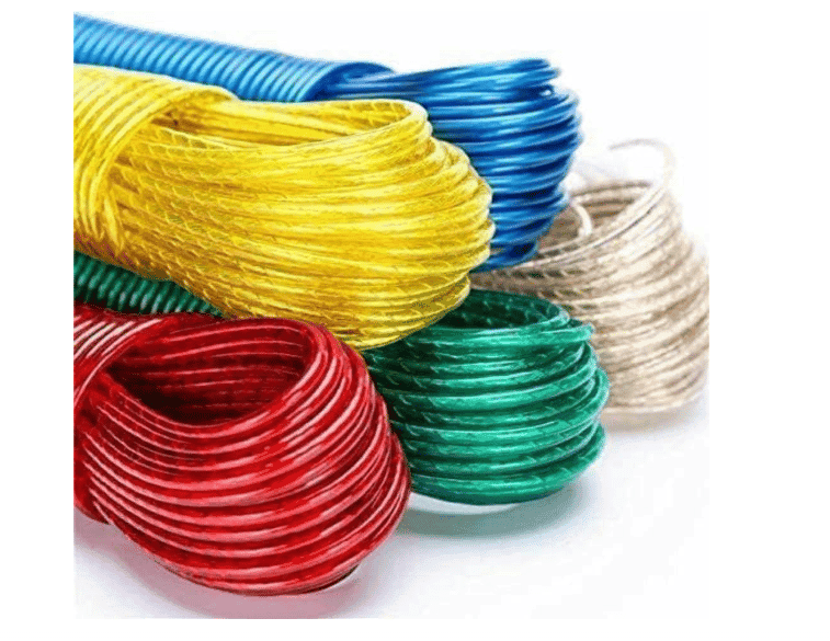 RK Trends PVC Coated Steel Anti-Rust Wire Rope Washing Line Clothesline with 2 Plastic Hooks 1 for Drying Hanging Clothes (Pack of 1, 10 Meter) view 2
