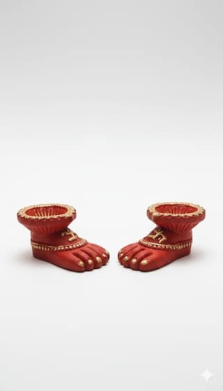 Laxmi Charan Diya Set of 2