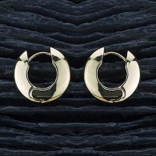 CLASSIC ROSE GOLD HOOP EARRING